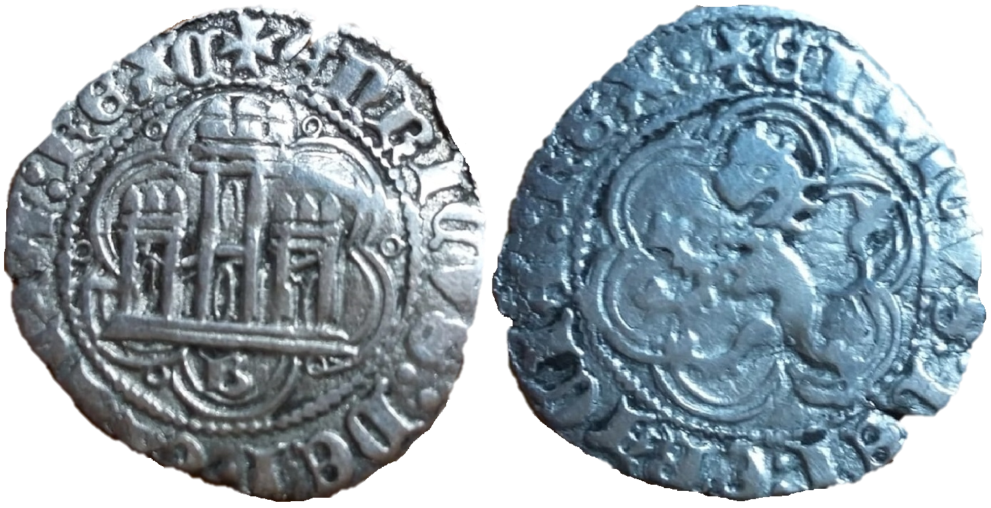 Imagen de la moneda Tipo 3. “Moneda Blanca” de plata del Rey don Enrique