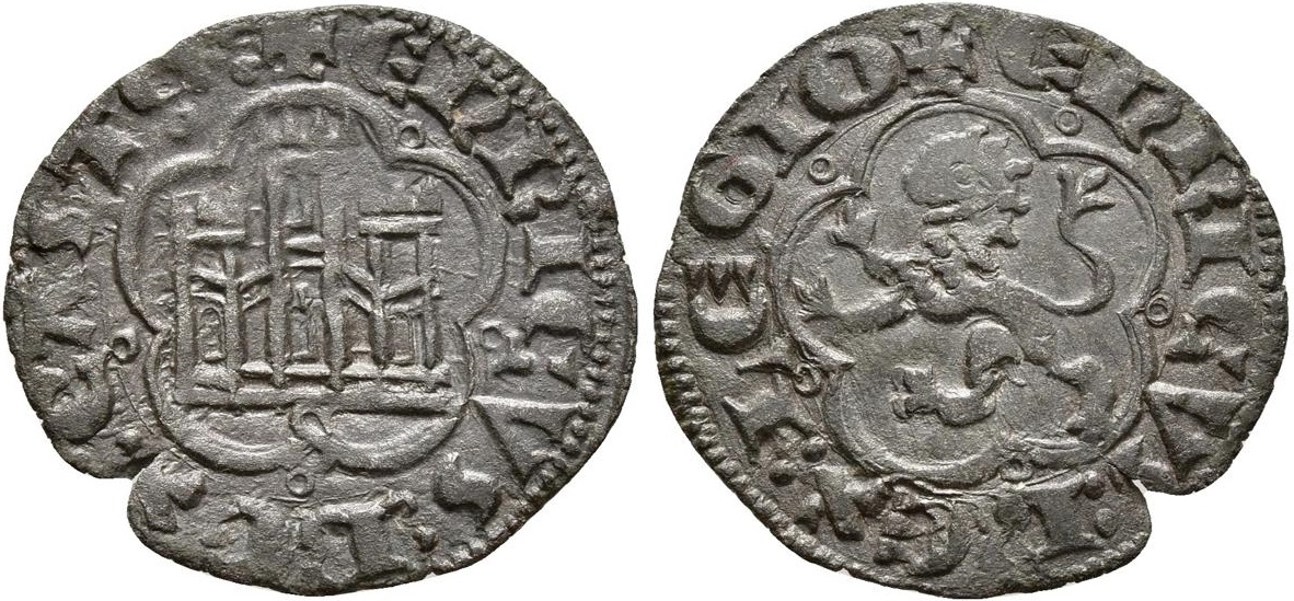 Imagen de la moneda Tipo 4. Media Blanca de Castillo y León