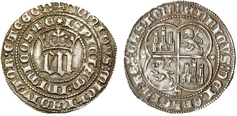 Tipo 5. Real de “EN” góticas coronadas