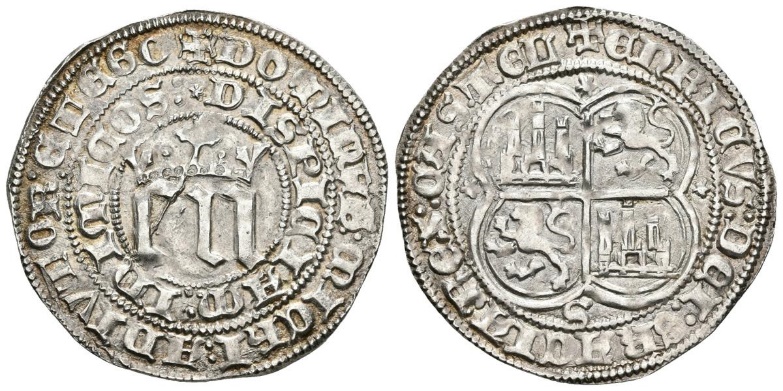 Tipo 5. Real de “EN” góticas coronadas