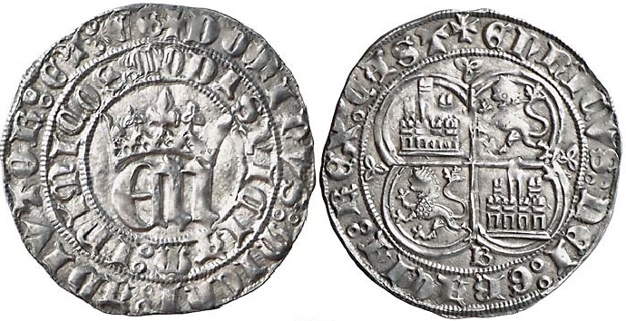 Tipo 5. Real de “EN” góticas coronadas