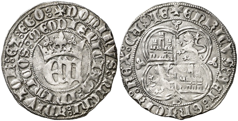 Tipo 5. Real de “EN” góticas coronadas