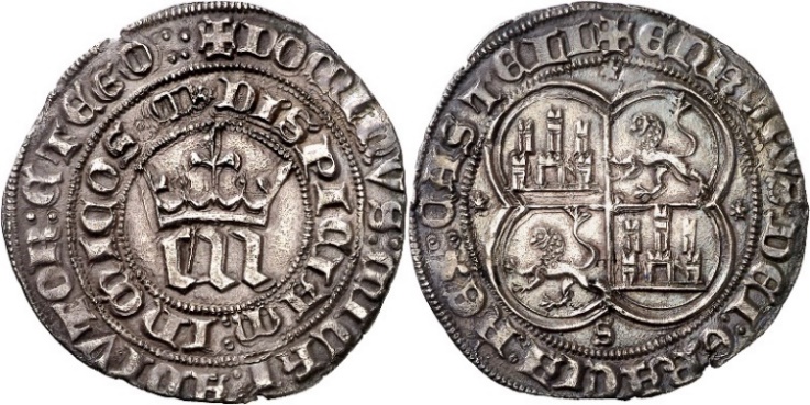 Tipo 5. Real de “EN” góticas coronadas