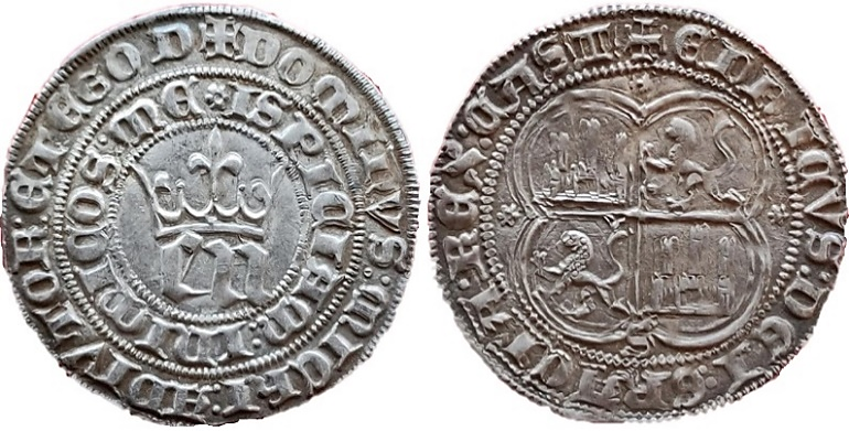 Tipo 5. Real de “EN” góticas coronadas