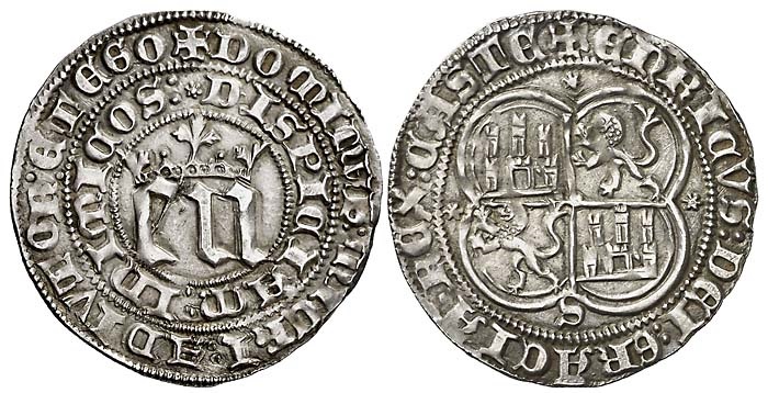 Tipo 5. Real de “EN” góticas coronadas