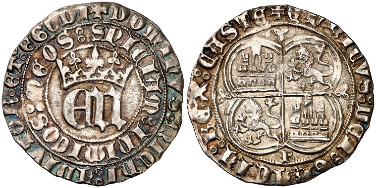 Tipo 5. Real de “EN” góticas coronadas