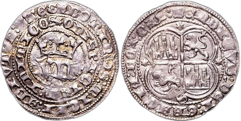 Tipo 5. Real de “EN” góticas coronadas