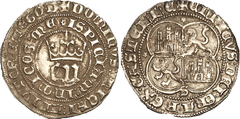 Tipo 5. Real de “EN” góticas coronadas