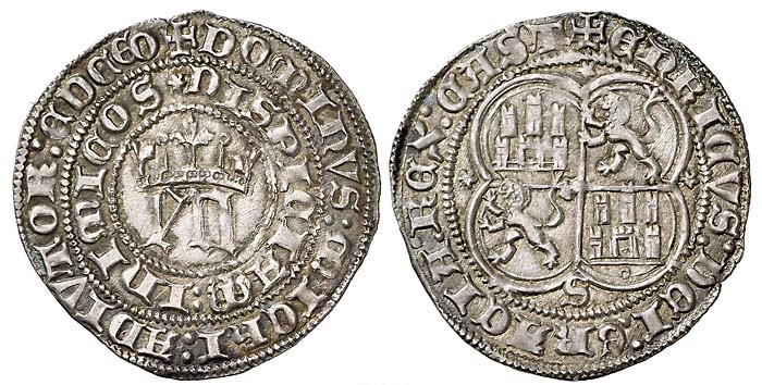 Tipo 5. Real de “EN” góticas coronadas