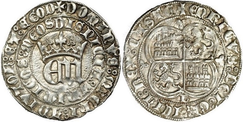 Tipo 5. Real de “EN” góticas coronadas