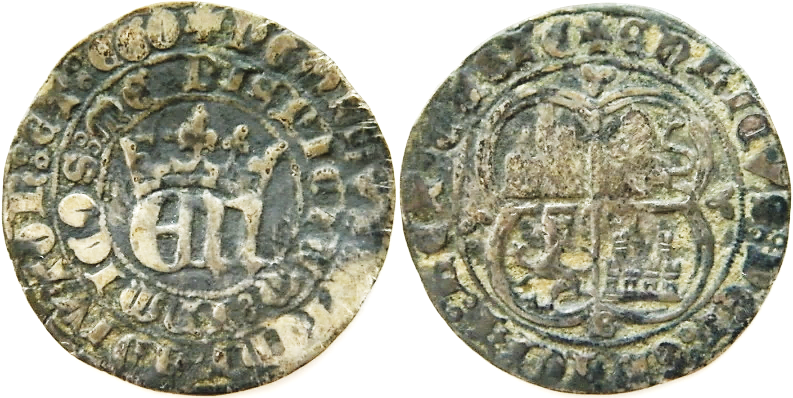 Tipo 5. Real de “EN” góticas coronadas