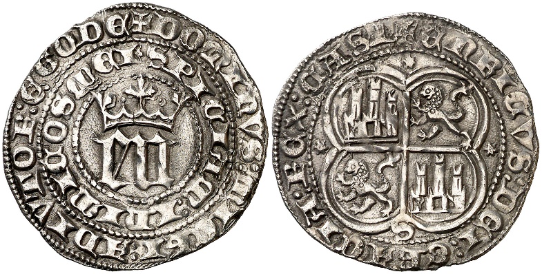 Tipo 5. Real de “EN” góticas coronadas