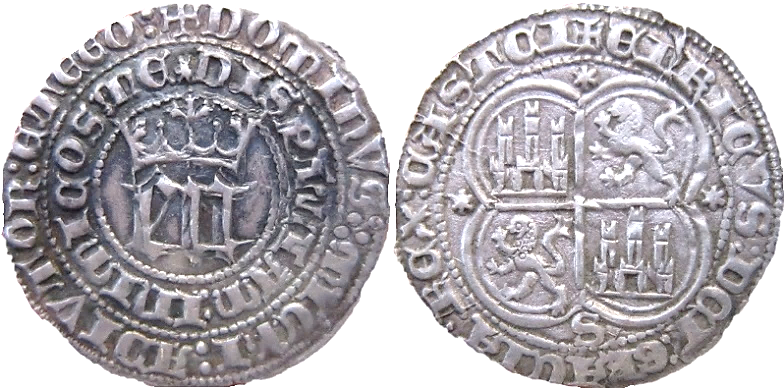 Tipo 5. Real de “EN” góticas coronadas