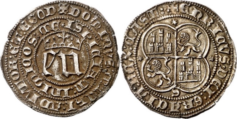 Tipo 5. Real de “EN” góticas coronadas