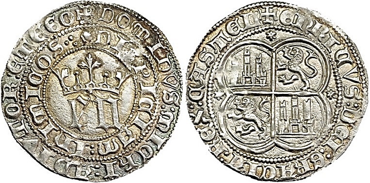 Tipo 5. Real de “EN” góticas coronadas