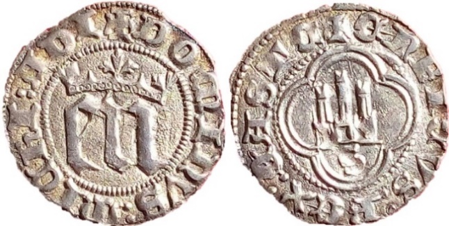 Tipo 6. Medio Real de “EN” góticas coronadas