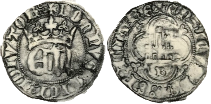 Tipo 6. Medio Real de “EN” góticas coronadas