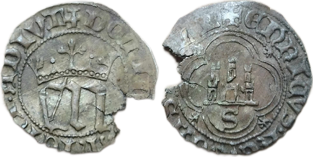 Tipo 6. Medio Real de “EN” góticas coronadas