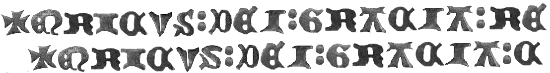 Tipo 1. Blanca de vellón con Castillo y León en orla polilobulada