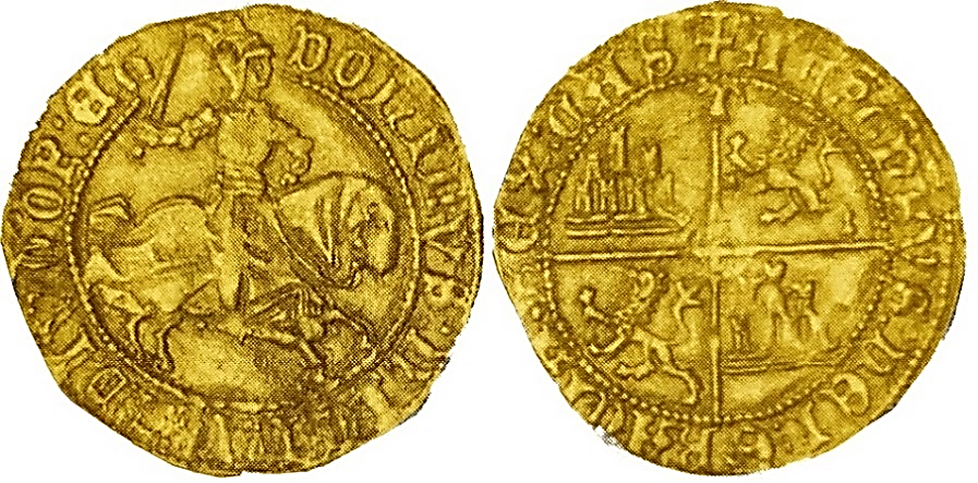 Tipo 1. Dobla Alfonsí ecuestre de oro - Imagen 21