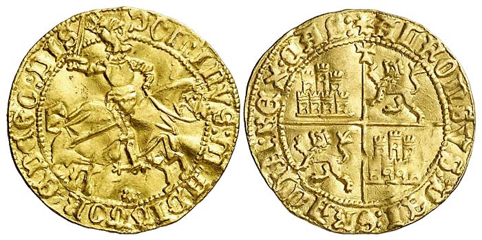 Tipo 1. Dobla Alfonsí ecuestre de oro - Imagen 23