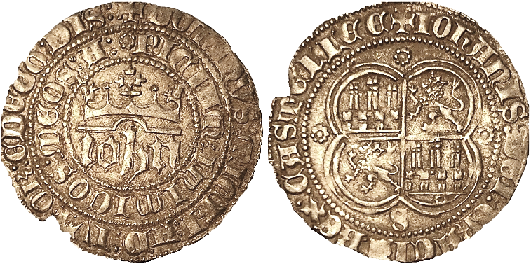 Tipo 1. Real de plata con nombre “Iohn” coronado - Imagen 11