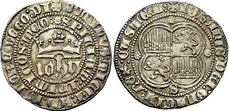 Tipo 1. Real de plata con nombre “Iohn” coronado - Imagen 15