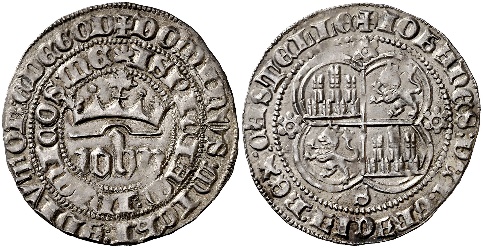 Tipo 1. Real de plata con nombre “Iohn” coronado - Imagen 24