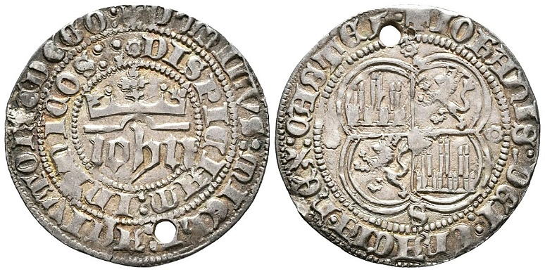 Tipo 1. Real de plata con nombre “Iohn” coronado - Imagen 28