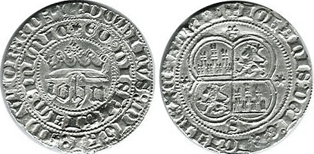 Tipo 1. Real de plata con nombre “Iohn” coronado - Imagen 34