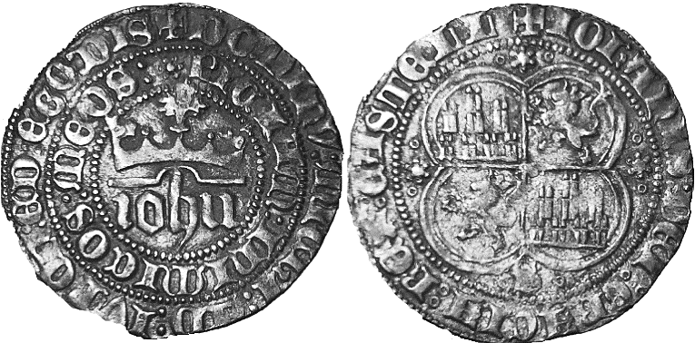 Tipo 1. Real de plata con nombre “Iohn” coronado - Imagen 35