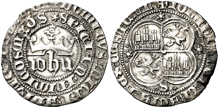 Tipo 1. Real de plata con nombre “Iohn” coronado - Imagen 37