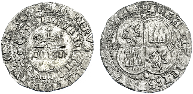 Tipo 1. Real de plata con nombre “Iohn” coronado - Imagen 43