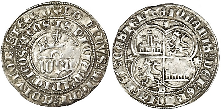 Tipo 1. Real de plata con nombre “Iohn” coronado - Imagen 5