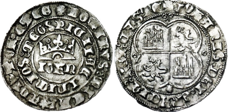 Tipo 1. Real de plata con nombre “Iohn” coronado - Imagen 50