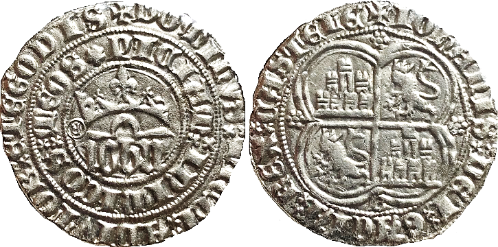 Tipo 1. Real de plata con nombre “Iohn” coronado - Imagen 55