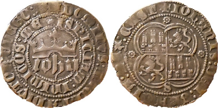 Tipo 1. Real de plata con nombre “Iohn” coronado - Imagen 57