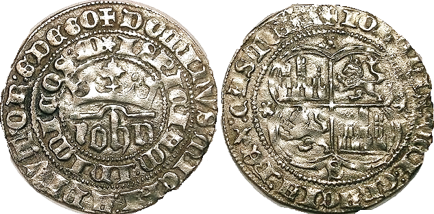 Tipo 1. Real de plata con nombre “Iohn” coronado - Imagen 58