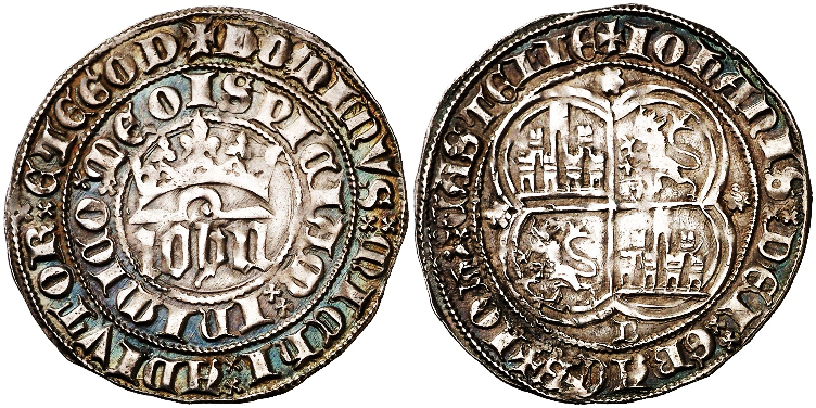 Tipo 1. Real de plata con nombre “Iohn” coronado - Imagen 7