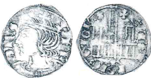 Tipo 2. Dinero Coronado de perfil y sin gráfilas, del Rey Alfonso de Castilla y León - Imagen 44