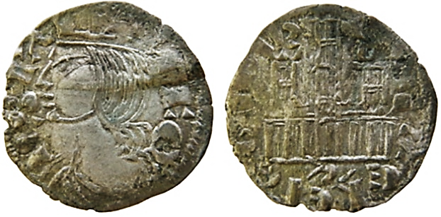 Tipo 2. Dinero Coronado de perfil y sin gráfilas, del Rey Alfonso de Castilla y León - Imagen 47