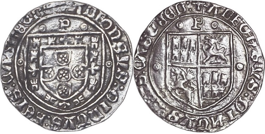 Tipo 4: Real Grueso de Plata con Escudos de Portugal y Castilla - Imagen 22