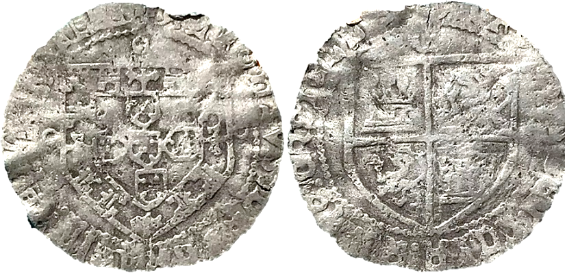 Tipo 4: Real Grueso de Plata con Escudos de Portugal y Castilla - Imagen 34