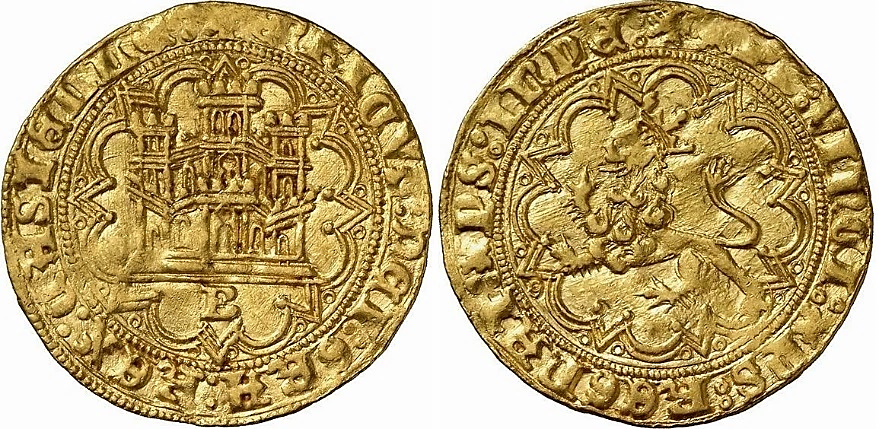 Tipo 28. Enrique Castellano de oro - Imagen 1