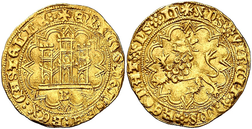 Tipo 28. Enrique Castellano de oro - Imagen 2