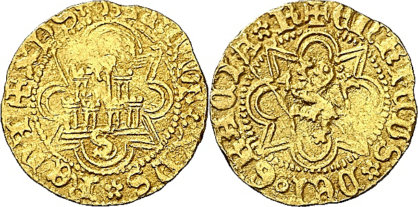 Tipo 29. Medio Enrique Castellano de oro - Imagen 13