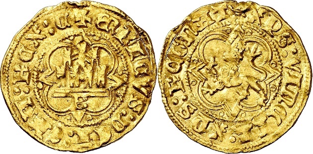 Tipo 29. Medio Enrique Castellano de oro - Imagen 5