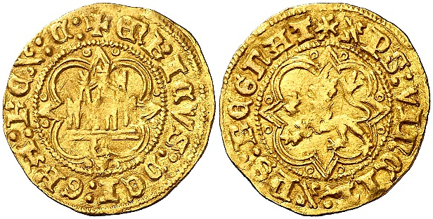 Tipo 29. Medio Enrique Castellano de oro - Imagen 6