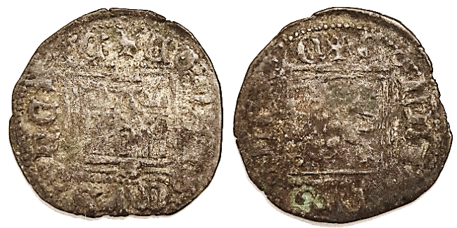 Tipo 31. Dinero Novén con castillo y león, con orla cuadrada - Imagen 3