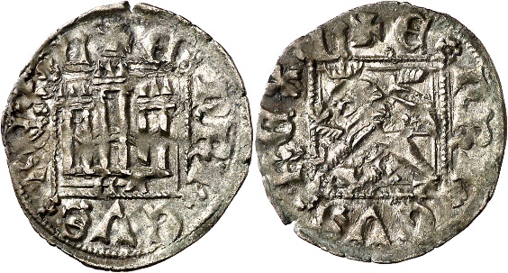 Tipo 31. Dinero Novén con castillo y león, con orla cuadrada - Imagen 36